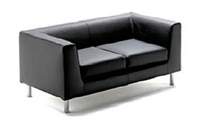 sofa para oficina, Sofa Prada Dos Cuerpos, Medidas de 150 x 74 x 67 cms. de alto. Estructura de madera de pino seco. www.yolae.cl